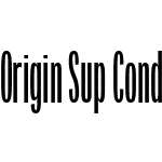 Origin Super Condensed Web