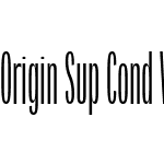 Origin Super Condensed Web