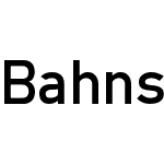 Bahnschrift