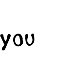 you