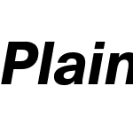 Plain Bold