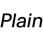Plain Regular