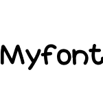 Myfontbydsm