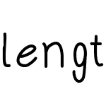 lengthy sans