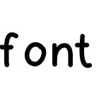 font stamp