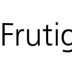 Frutiger Lt