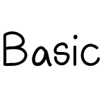 Basic font