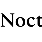 Nocturne Serif