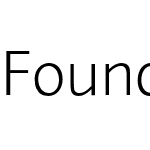 Foundry Sans