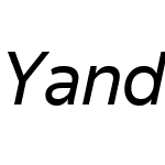 Yandex Sans Text