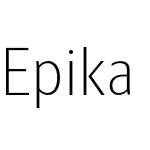 Epika Sans Condensed Premium