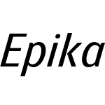 Epika Sans Condensed Premium