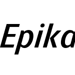 Epika Sans Condensed Premium