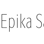 Epika Sans Extra Condensed Premium