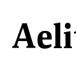 Aelita-Bold