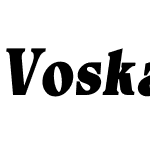 VoskaBoldOblique