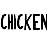 Chicken Scratch bold