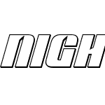 Nightwraith Outline Italic