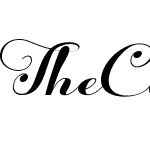 The Calligraphy Font