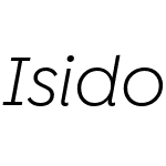 Isidora Sans Alt