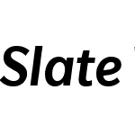 SlateW04-MediumItalic