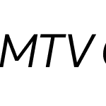 MTV Gravity Grotesk