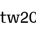 tw20ty_Serif