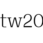 tw20ty_Serif