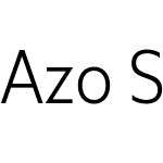 Azo Sans 2 Narrow