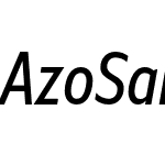 Azo Sans 2 Condensed