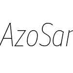 Azo Sans 2 Condensed