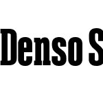 Denso Serif