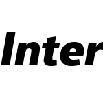 IntervalNextW03-BlackItalic