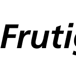 Frutiger Neue LT Pro