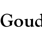 Goudy MT Pro