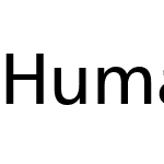 Humanist 777 BT