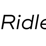 Ridley Grotesk