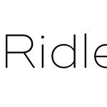 Ridley Grotesk