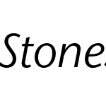 Stone Sans II ITC Std