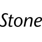 Stone Sans II ITC Std