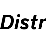 DistrictW03-DemiItalic
