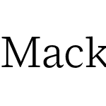 Macklin Text