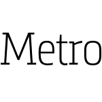 Metronic Slab Narrow