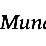 Mundo Serif