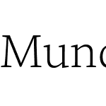 Mundo Serif