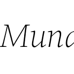 Mundo Serif