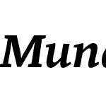 Mundo Serif