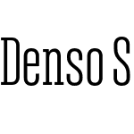 Denso Serif