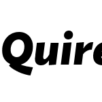 QuireSansW04-BlackItalic