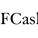 FCaslon Thirty ITC Std